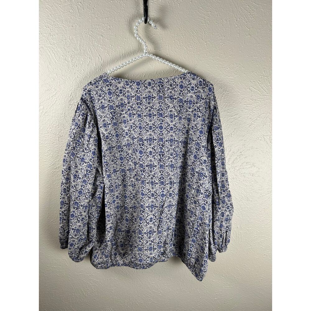 Lucky Brand Blouse Size XXL Long Sleeve Flouncy Cottage Fairy Loose Fit Shirt - Picture 10 of 10